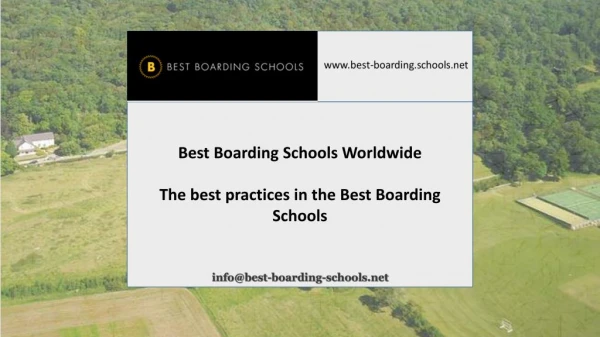 Best Boarding Schools