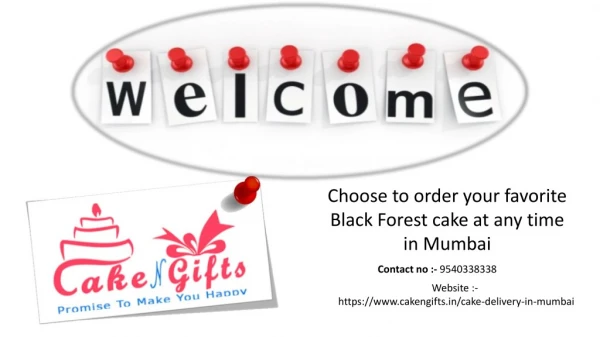 What to do to order your favorite Black Forest Cake anywhere in Mumbai?