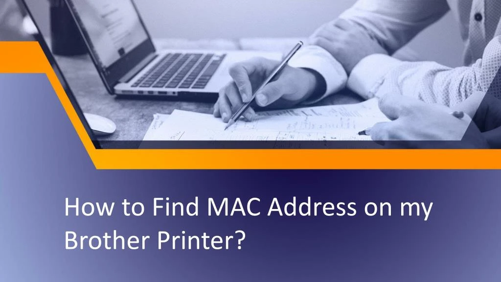 how to find mac address on my brother printer