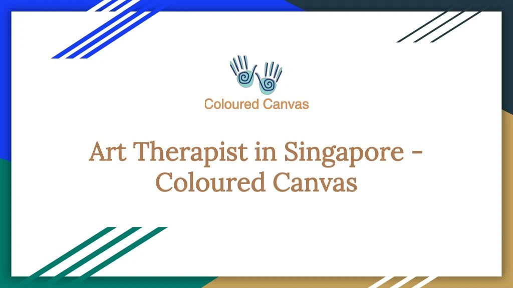 art therapist in singapore coloured canvas