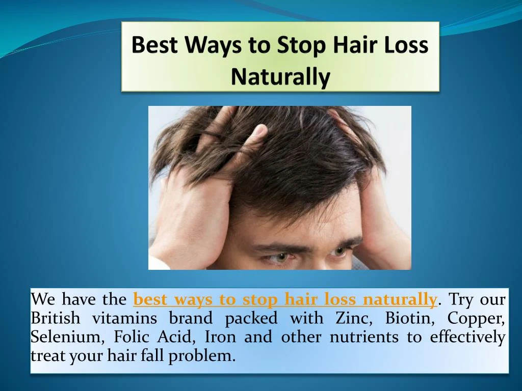 best ways to stop hair loss naturally