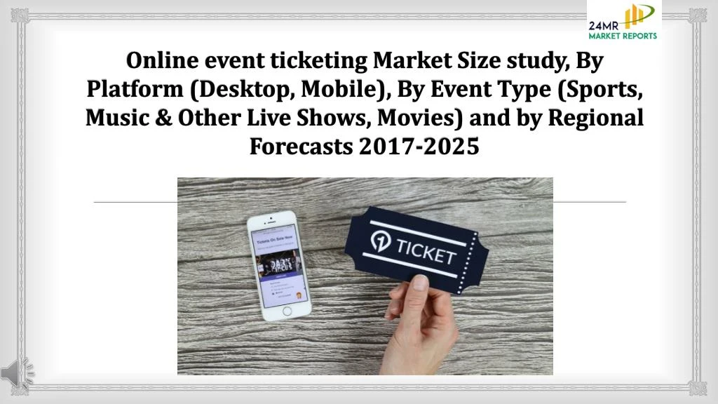 online event ticketing market size study