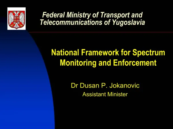 Federal Ministry of Transport and Telecommunications of Yugoslavia