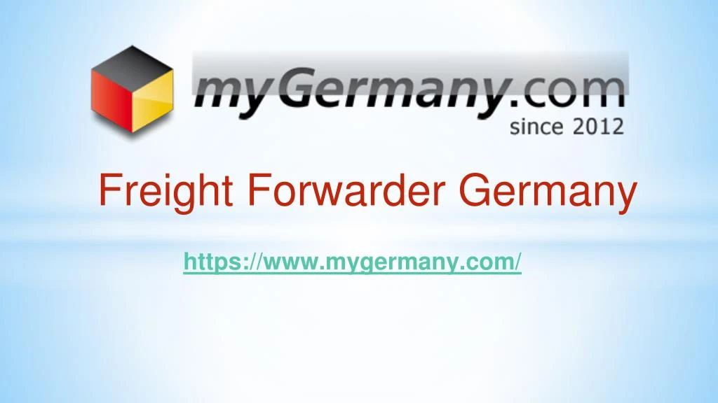 freight forwarder germany
