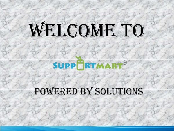 Supportmart Technical Services PVT LTD