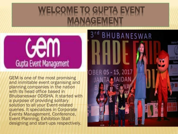 Top Event Management Company in India