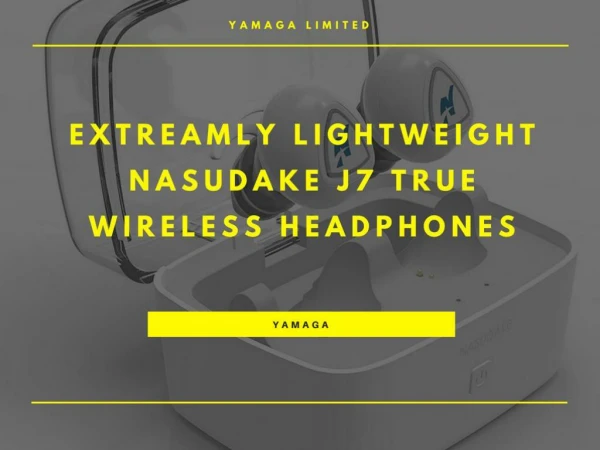 Extreamly Lightweight Nasudake J7 True Wireless Headphones