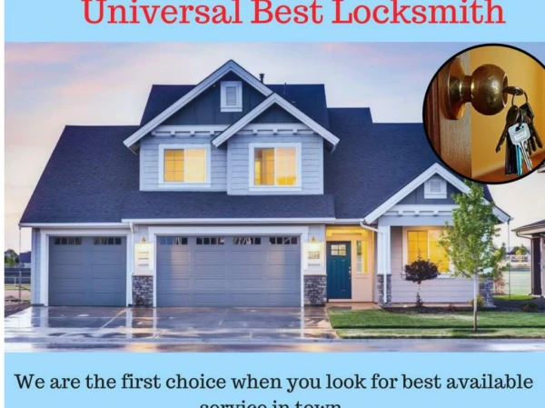 Universal Best Locksmith Services