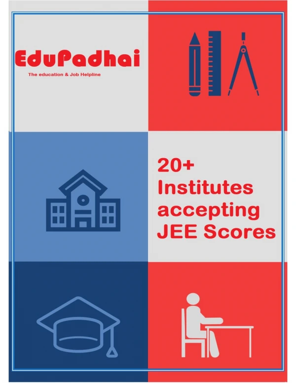 Colleges Accepting JEE Scores