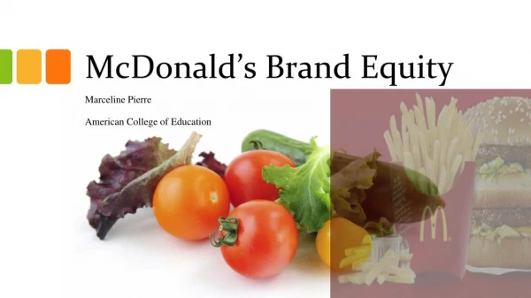 McDonald Brand Equity
