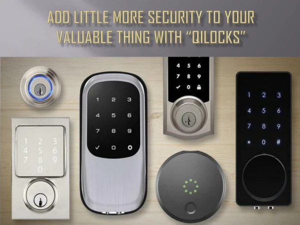 Add little more security to your valuable thing with “Qilocks”