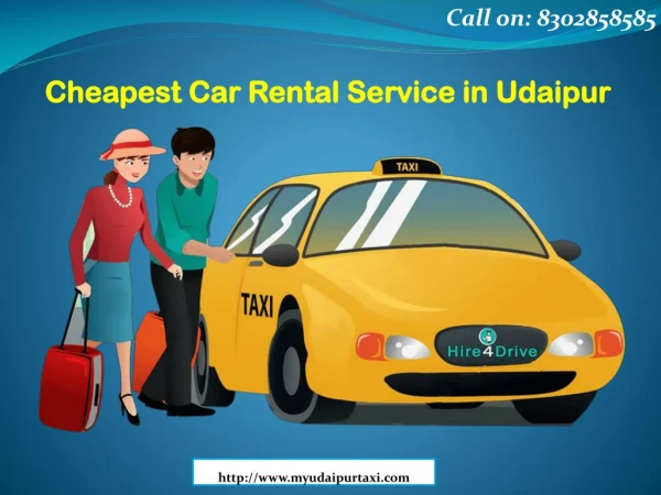 Cheapest Car Rental Service in Udaipur