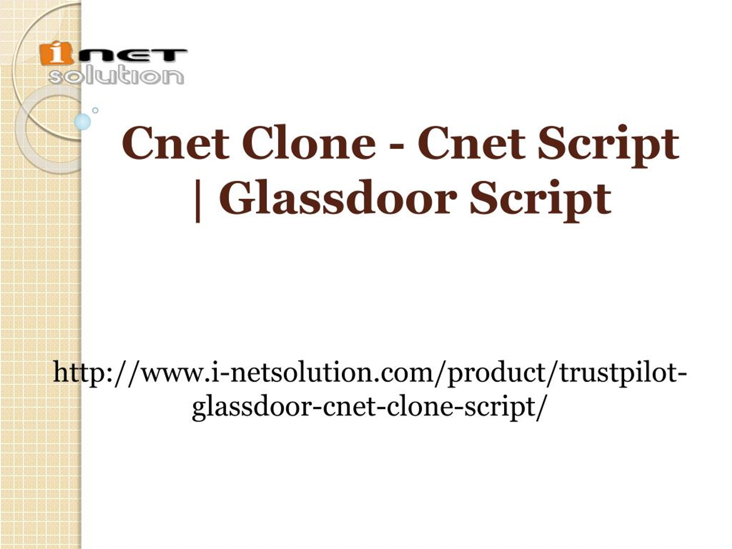 Glasso R Script PPT - Cnet Clone - Cnet Script PowerPoint Presentation, free download ...