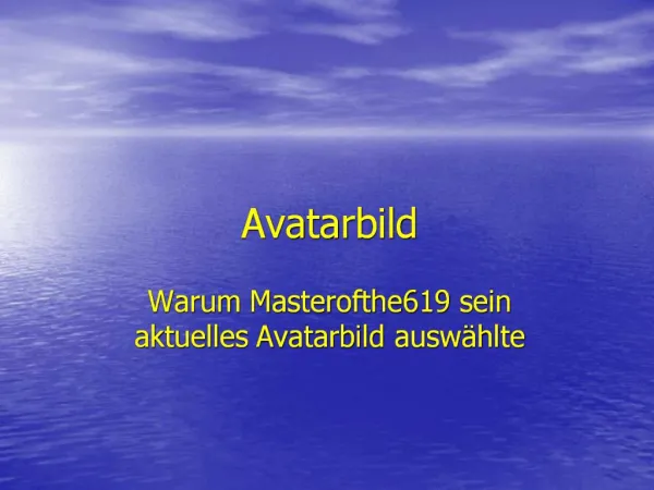 Avatarbild