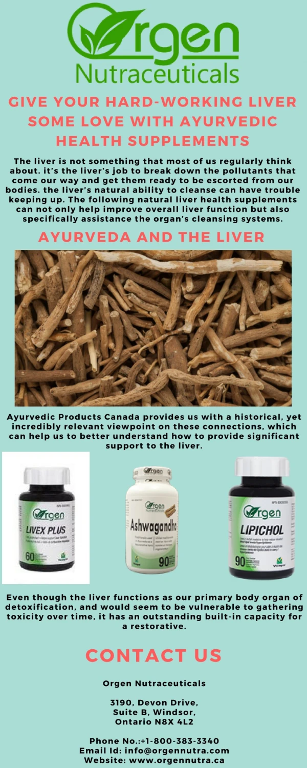 Give your hard-working liver some love with Ayurvedic health supplements