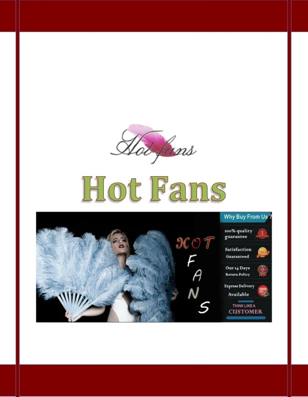 Browse the Extensive Collection of Large Feather Fans