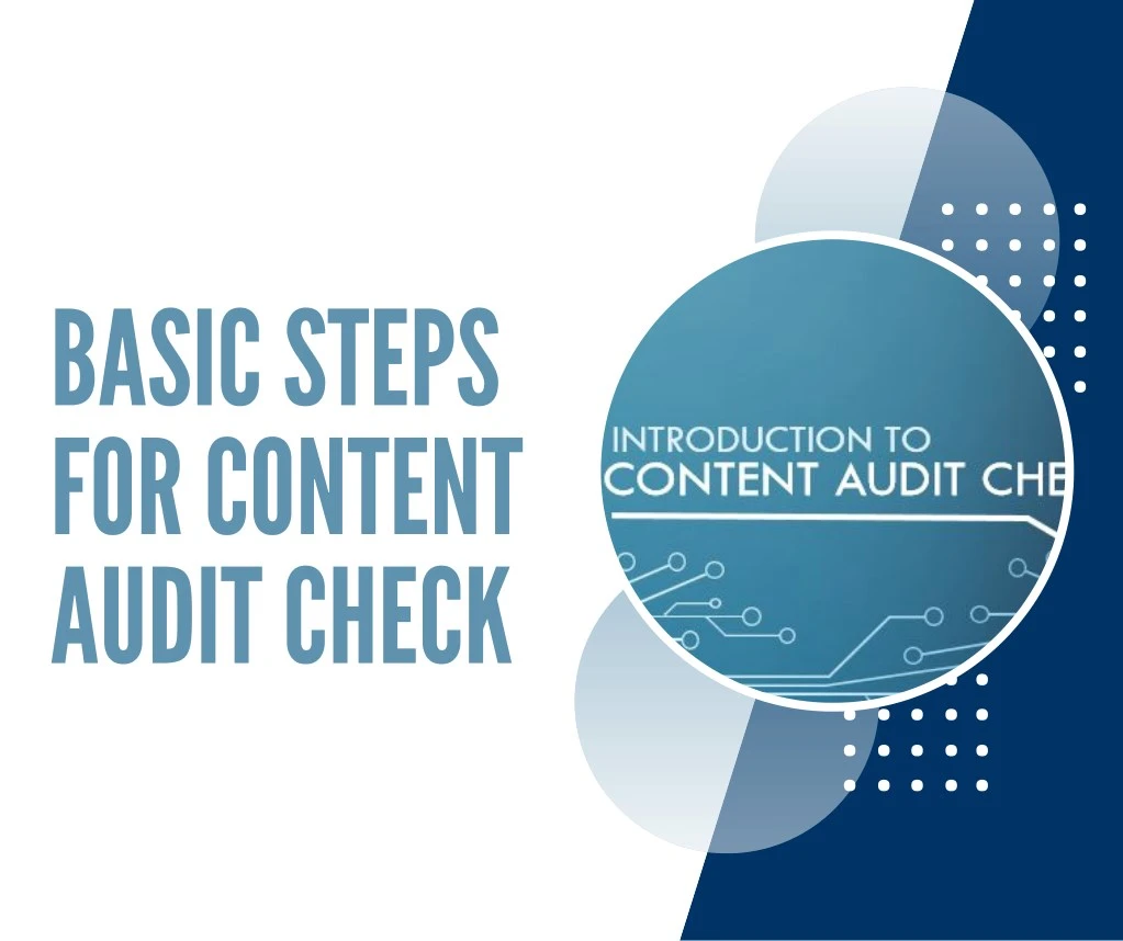 basic steps for content audit check