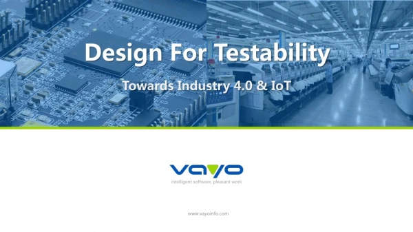 Vayoinfo sale Design for Testability at affordable price.