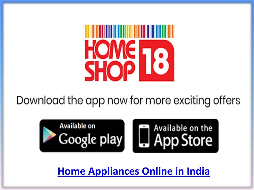 home appliances online in india
