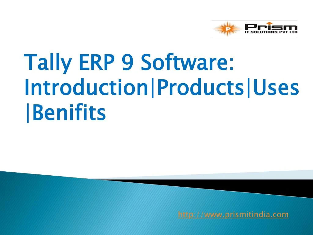 tally erp 9 software introduction products uses