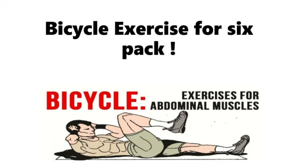 Bicycle Exercise for six pack