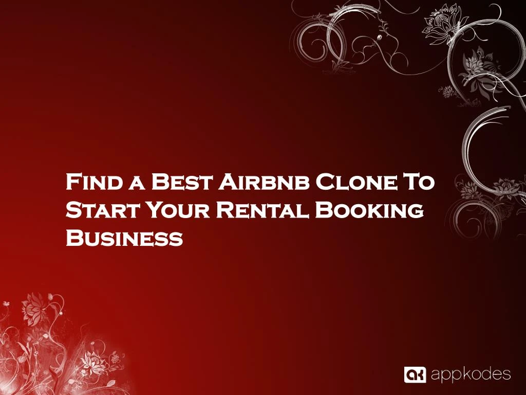 find a best airbnb clone to start your rental