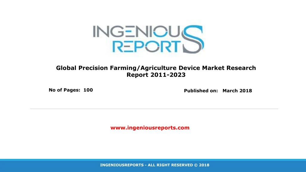 global precision farming agriculture device