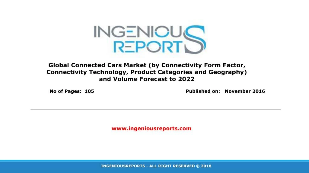 global connected cars market by connectivity form