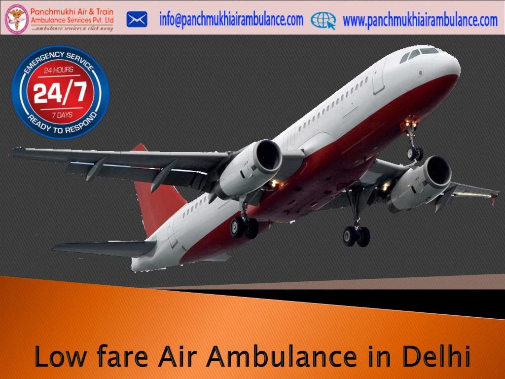 low fare air ambulance in delhi