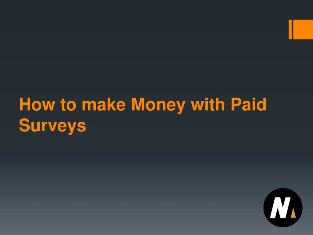 how to make money with paid surveys
