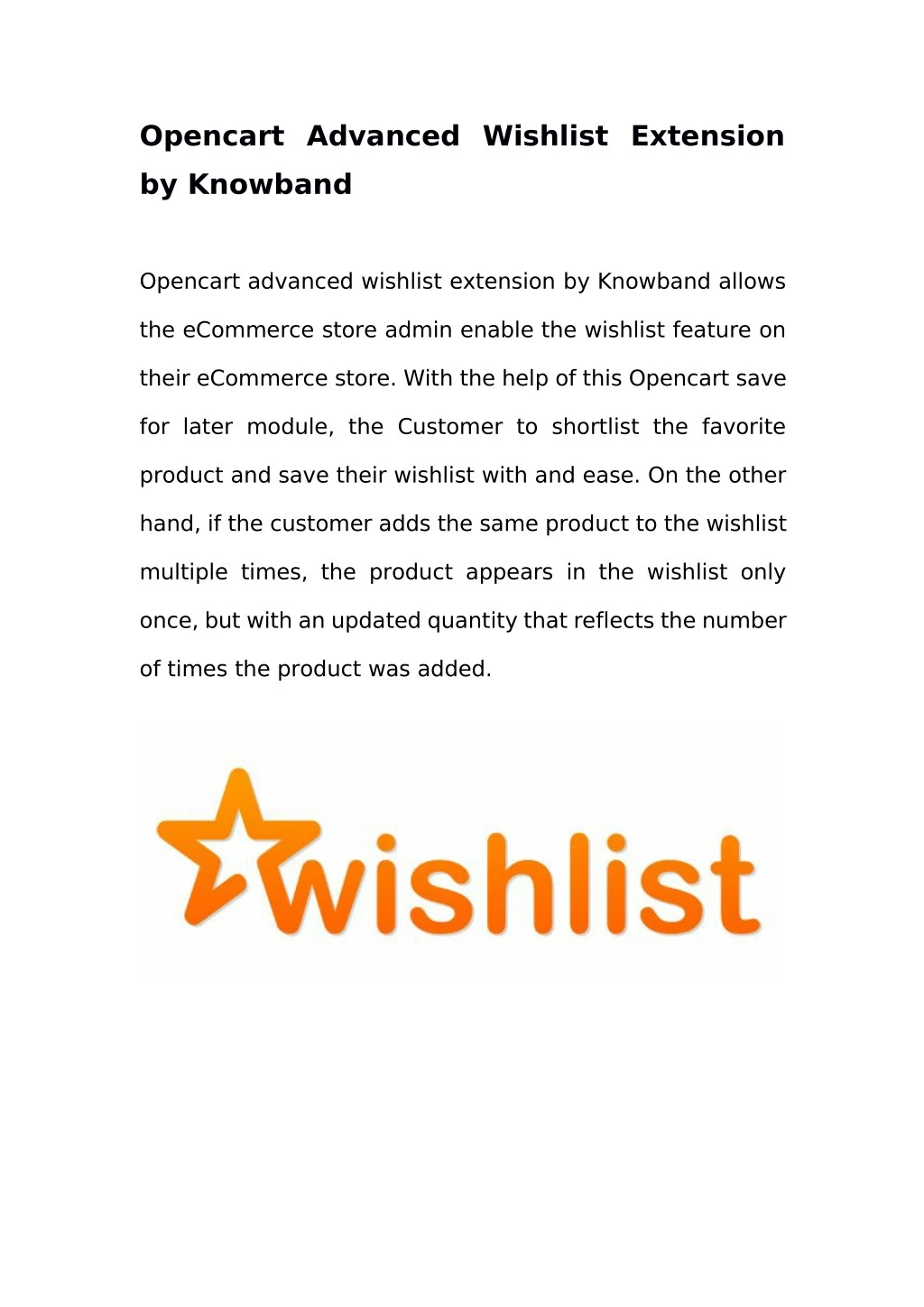 opencart advanced wishlist extension