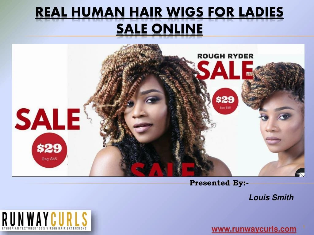 real human hair wigs for ladies sale online