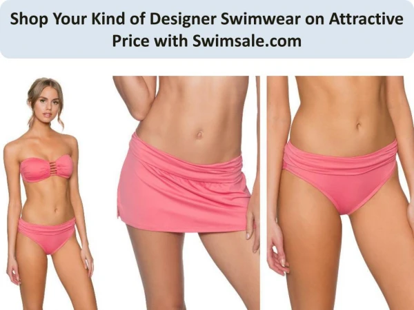 Trendy and Stylish One Piece Bathing Suit from Swimsale.com.