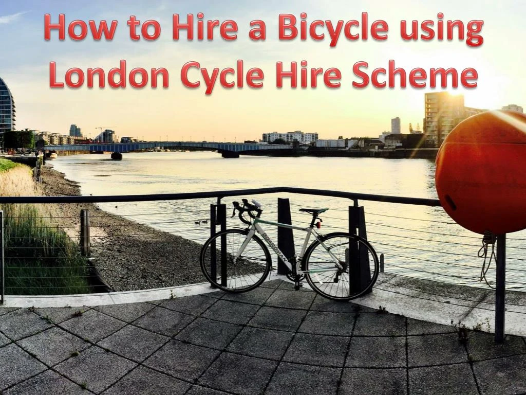 how to hire a bicycle using london cycle hire