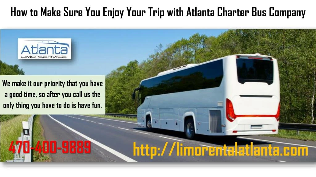 how to make sure you enjoy your trip with atlanta