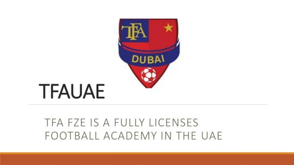 Best Football Academy in Dubai