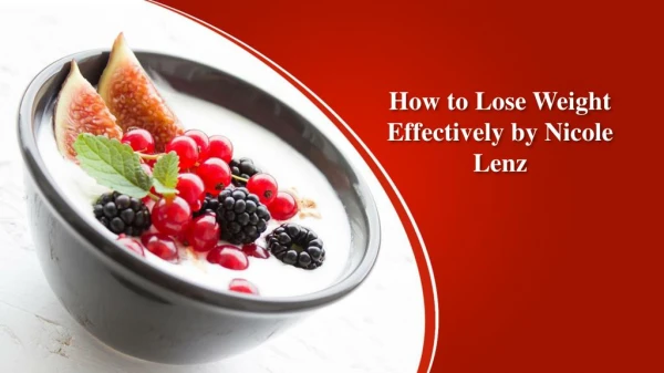 Effective Tips For Weight Lose
