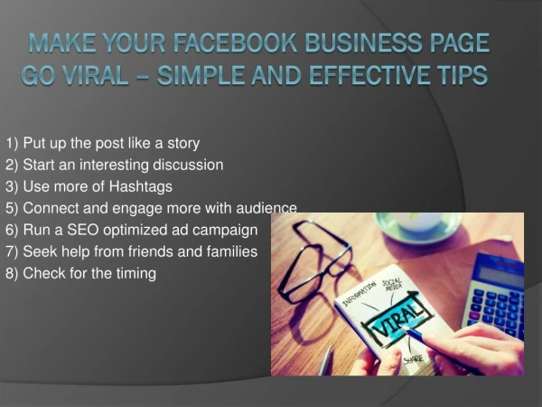 How to Make your Facebook Business Page Go Viral