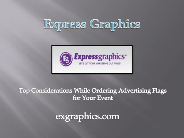 Top Considerations While Ordering Advertising Flags for Your Event