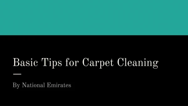 Carpet Cleaning Services - National Emirates Abu Dhabi