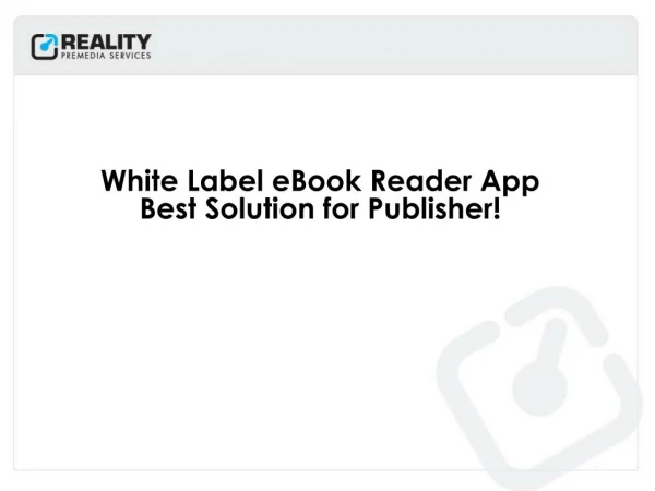 White Labeled e Reader app Solutions & Distribution Platform