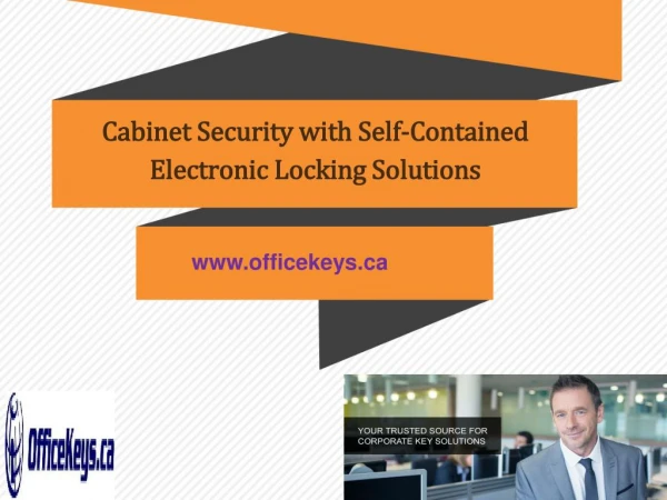 Cabinet Security with Self-Contained Electronic Locking Solutions