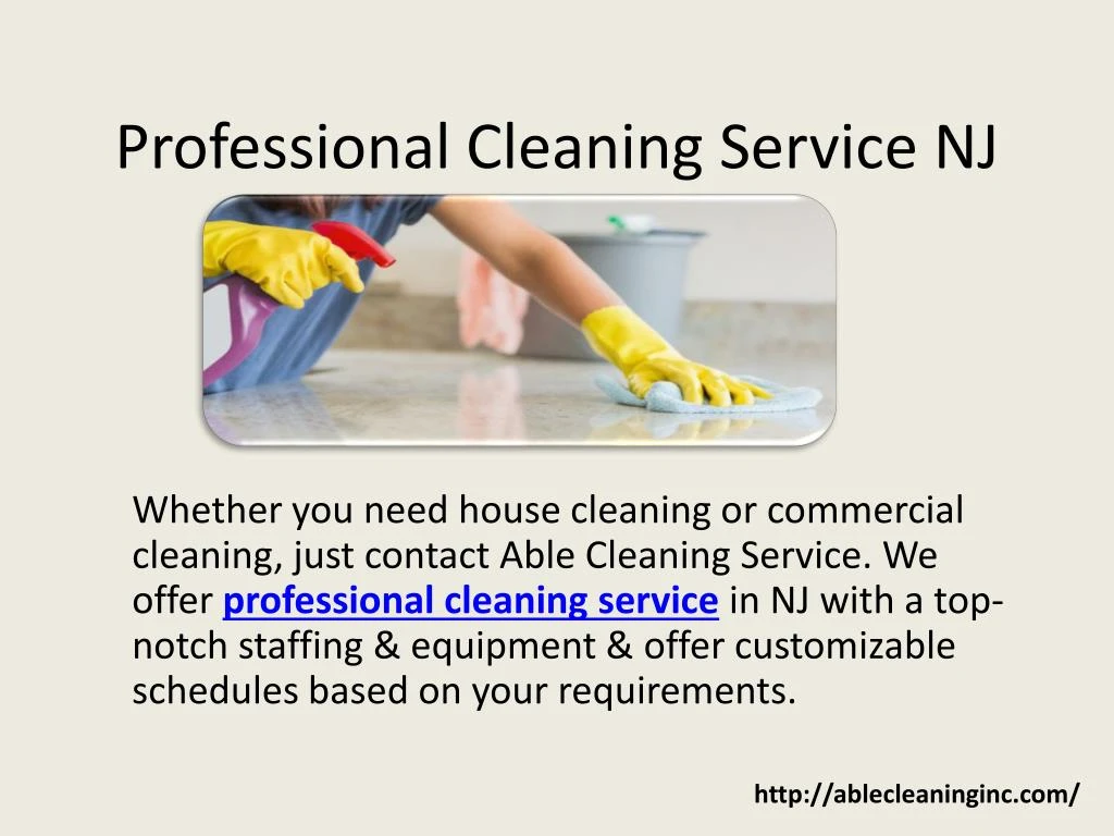 professional cleaning service nj