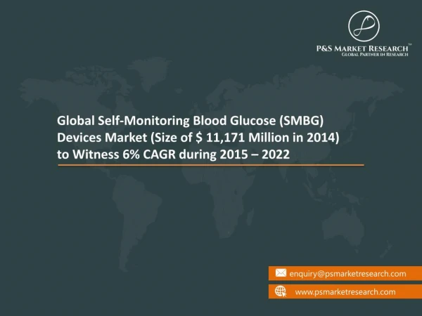 Self-Monitoring Blood Glucose (SMBG) Devices Market Trends and Growth Opportunities