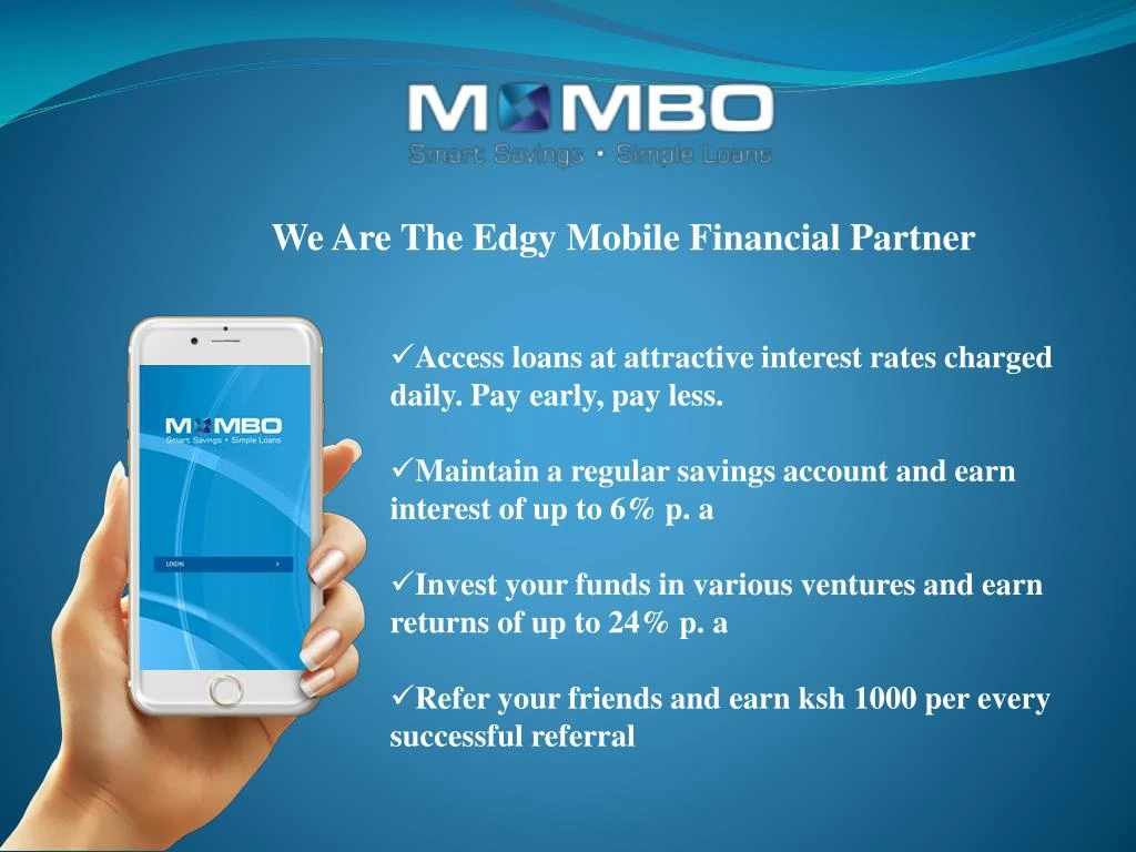 we are the edgy mobile financial partner