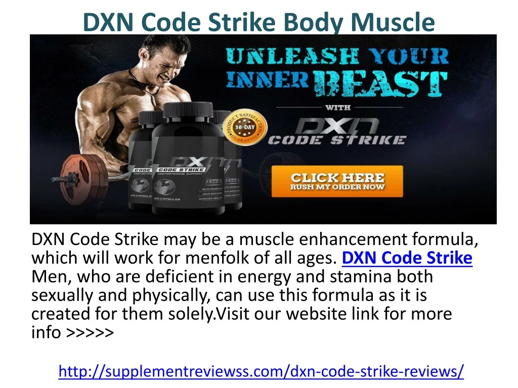 dxn code strike body muscle