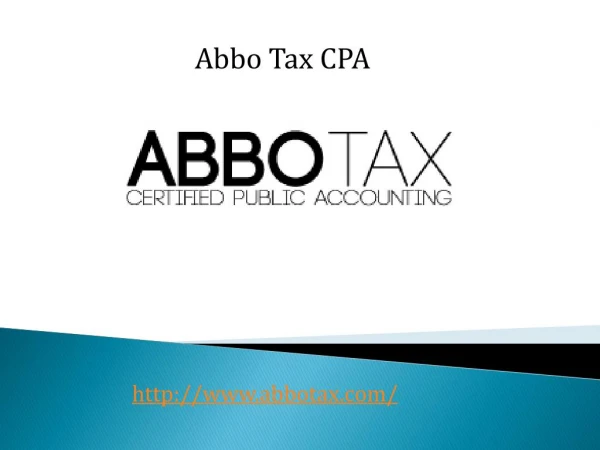 Professional Tax services in San Diego