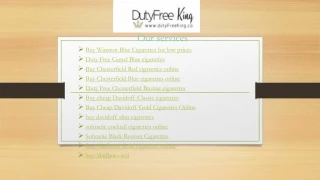 Duty Free Chesterfield Bronze cigarettes - slide 1