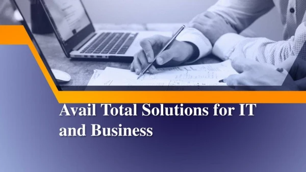 Avail Total Solutions for IT and Business
