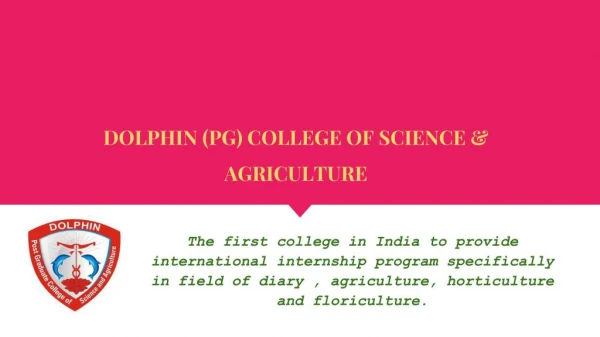 Courses In Bsc Agri and Fishery Science